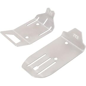 درع الهيكل الخلفي الأمامي للهيكل الخلفي لـ ARRMA 1/18 TYPHON GROM RC Stainless Steels Hegor Armor Guard Plate Parts for ARRMA 1/18 TYPHON GROM RC
