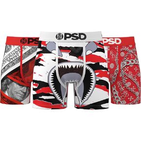 PSD Men's Wf Camo Glow 3-Pack Boxer Briefs, Multi, M