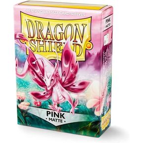 Arcane Tinman Dragon Shield Standard Size Card Sleeves – Matte Pink 60CT – MTG Card Sleeves are Smooth & Tough – Compatible with Pokemon, Yugioh, & Magic The Gathering Card Sleeves,One Size,AT-11212