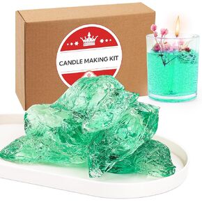 Pachsi Colorful Soft Jelly Wax ، شموع الهلام الشفافة - مثالية للشموع المعطرة والنمذجة الزخرفية شمعة 18 أوقية /1.1 رطل