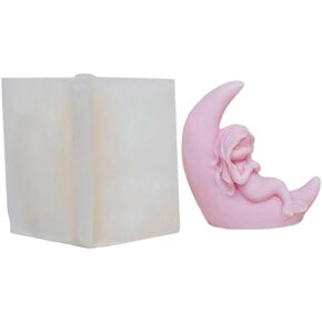 Mermaids Candle Mold Daughter of The Sea Silicone Mold for Soap Soy Wax Epoxy Resin DIY Handcraft Party Dinner Ornaments Wedding Christmas Decoration (Coral)