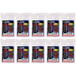 20 (Ten) Pack Lot of 100 Soft Sleeves/Penny Sleeve for Baseball Cards & Other Sports Cards (Packaging May Vary)