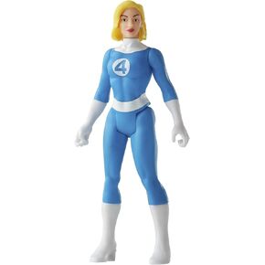 Marvel Hasbro Legends 3.75-inch Retro 375 Collection Invisible Woman Action Figure Toy, Blue