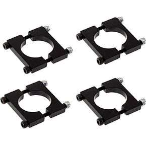 4Pack CNC Alloy 16mm Tube Boom Holder Mount Motor Clamp Clip Seat Compatible with RC DIY Aircraft Quadcopter Hexacopter