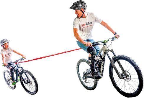 The Original Bike Bungee Tow Rope | MTB & Cycling Stretch Pull Strap for Riding Further with Your Friend, Child, Kids | Compatible with Any Bicycle in Saudi Arabia