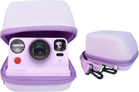 Camera Case for Polaroid OneStep 2VF/Now+ Camera, Hard Carrying Case Protective EVA Storage Bag for One Step+/Now/Now+ Plus 2nd I-Type Instant Film Camera with Shoulder Strap, white in Kuwait