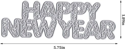 كلمات عيد الميلاد هيينغ قطع يموت من أجل صنع البطاقات ، كلمات تحية من عيد الميلاد يموت قطعت رسائل سنة جديدة سعيدة يموت الإستنسل قالب نقش لخلاصات الحرف ديي ديكور ألبوم ديي. in Kuwait