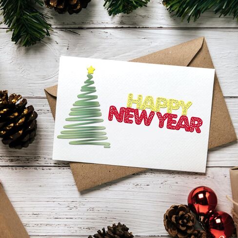 كلمات عيد الميلاد هيينغ قطع يموت من أجل صنع البطاقات ، كلمات تحية من عيد الميلاد يموت قطعت رسائل سنة جديدة سعيدة يموت الإستنسل قالب نقش لخلاصات الحرف ديي ديكور ألبوم ديي. in Kuwait