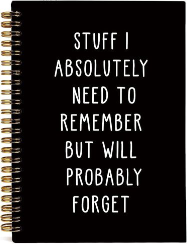 Funny Notebooks Journal, Sarcastic Notebooks for Work, Funny Office Gifts for Coworkers, Funny Notebooks for Work, Office Humor Gifts, Black Hardcover Spiral Notebook 5.5x8.3 Inch in Kuwait