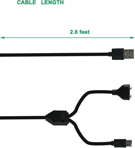 استبدال الشاحن لطوق تدريب الكلاب NVK ، طوق صدمة UKE/Remote-2 في 1 كابل الشحن المغناطيسي الحبل Micro USB in Kuwait