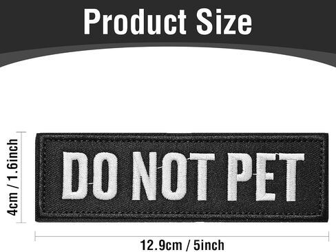 2Pcs ESA Emotional Support Animal Patch for Dog, Removable Tactical Hook & Loop Patch, Dog Patch Set for Dog Vest Collar in Saudi Arabia