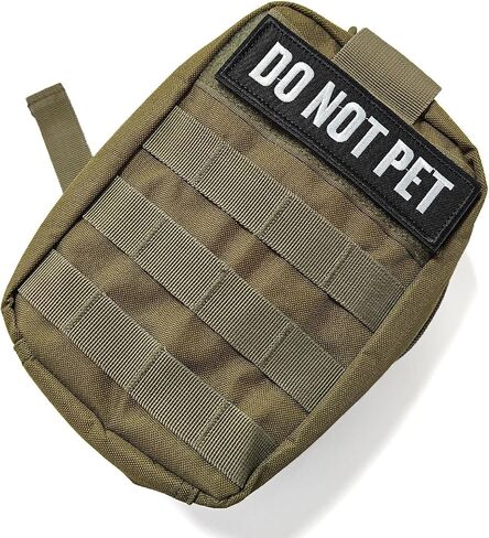 2Pcs ESA Emotional Support Animal Patch for Dog, Removable Tactical Hook & Loop Patch, Dog Patch Set for Dog Vest Collar in Saudi Arabia