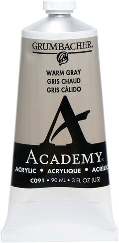 Grumbacher Academy Acrylic, 90-ml, Warm Gray in Kuwait