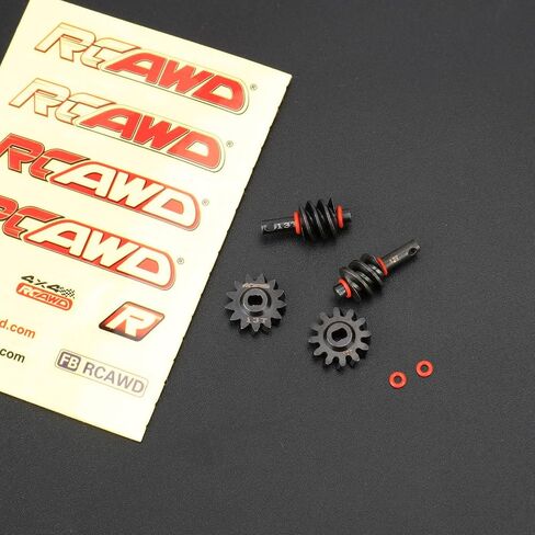 RCAWD SCX24 AX24 14% Speed Decrease Worm Gear Set, 16T 14T for Axial Bronco C10 Deadbolt Wrangler JLU CRC JT Gladiator Dodge Power Wagon 1/24 Front Rear Upgrades in Saudi Arabia