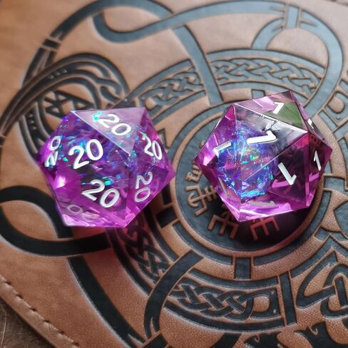 Roll of Fate D20 Dice Set – All Natural 20 or All Natural 1 – Designed for D&D Players Seeking Epic Victories or Failures in Saudi Arabia