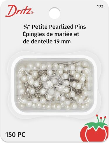 Dritz 132 Pearlized Pins, Petite, White, 3/4-Inch (150-Count) in Saudi Arabia