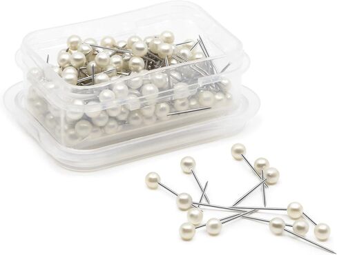 Dritz 132 Pearlized Pins, Petite, White, 3/4-Inch (150-Count) in Saudi Arabia