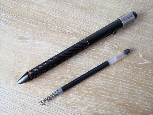 SMOOTHERPRO Fidget Spining Bolt Action Pen, Retractable Ballpoint Pen with Decision Maker, Compatible with Pilot G2 Refill, 0.5mm Black Ink EDC Pen for Office School Valentines Easter Gift, Black in Saudi Arabia