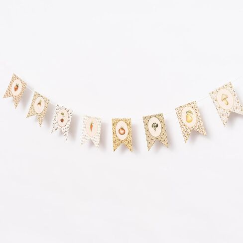 Fruit and Vegetable Banner - Farmers Market Party Garland Decorations,Locally Grown Baby Shower Bunting Banner,Vegetable Farmer's Party Decorations for Kids Produce Stand(vegetable banner) in Kuwait