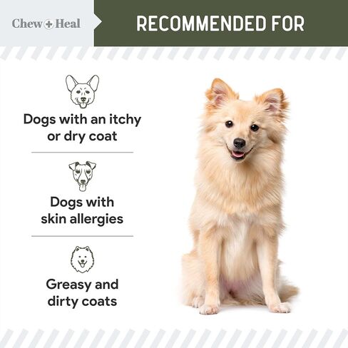 Pure Cod Liver Oil for Dogs - 16 oz - Contains Omega 3, Omega 6, Vitamin A, and Vitamin D to Reduce Itching and Promote Skin and Coat, Heart, Joint, and Immune Health - Pump Cap Bottle in Saudi Arabia