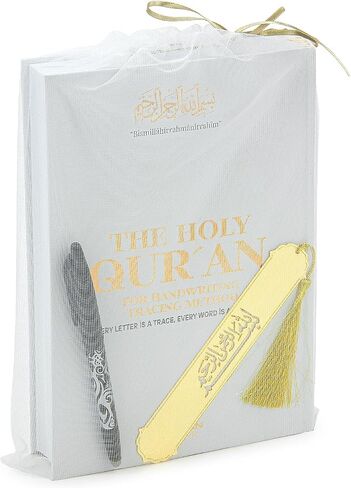 ihvan online, The Holy Qur'an Arabic Practice with Erasable Pen, The Study Noble Quran for Memorizers, Muslim Prayer Gift Set for Men & Women, Islamic Gifts Ramadan, Eid, Mubarak, Hajj, Umrah, White in Kuwait