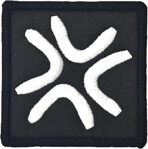 Two Set of Lighter Embroidered Appliques Patch with Hook and Loop Fastener Backing- Punk Style Tactical Crochet Badge Suitable for Vests,Jackets, Backpacks,and Clothing in Kuwait