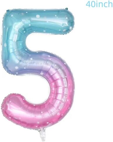 40inch Light Blue Butterfly Number 8 balloons, Giant Big Foil Mylar Helium Numbers Balloons 8, Butterfly Themed Birthday Party Supplies, 8th Birthday Balloons Decorations (8) in Kuwait