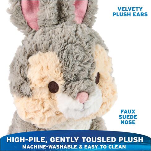 GUND Disney Official Thumper Plush, Disney Cozys Collection, Bambi Toys, Bunny Rabbit Stuffed Animal for Ages 1 and Up, Gray, 10" in Kuwait