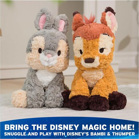 GUND Disney Official Thumper Plush, Disney Cozys Collection, Bambi Toys, Bunny Rabbit Stuffed Animal for Ages 1 and Up, Gray, 10" in Kuwait