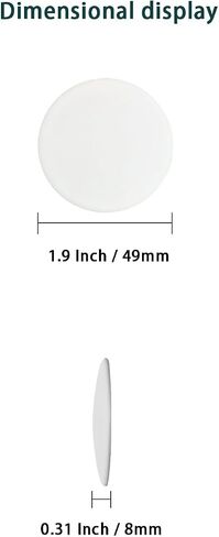 Door Knob Wall Protector - 1.9 Inch Doorknob Protectors Set of 8Pcs White Silicone Bumpers Handle Stoppers in Saudi Arabia