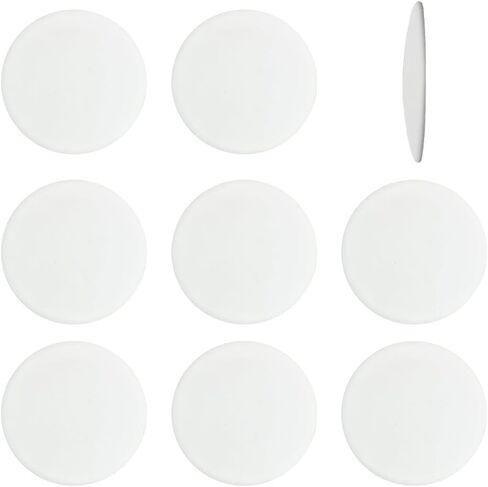 Door Knob Wall Protector - 1.9 Inch Doorknob Protectors Set of 8Pcs White Silicone Bumpers Handle Stoppers in Saudi Arabia