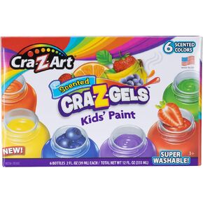 Cra-Z-Gel Scented Washable Kid’s Paint 2oz 6 Color Set