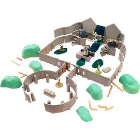 مجموعة المغامرة Sanctorum - Mini Dungeon Cavern DND Terrain for Tabletop RPGs ، Dungeons & Dragons ، Pathfinder ، War Gaming ، وأكثر من ذلك! - بواسطة DCD (187+PCS ، 4SQFT)