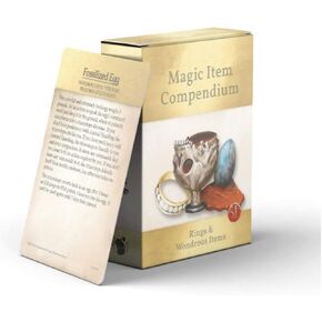 Dungeons and Dragons 5th Edition Deck of Cards–Magic Item Compendium: Rings & Wondrous Items 50 Cards-Games for Adults and Kids–DND Books – Gaming Accessories-Compatible with D&D 5e