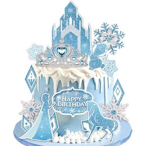 Gzduck Hedgehog Cake Topper- 30pcs Cartooned armed كعكة عيد ميلاد سعيد ، وحيوانات الديكور كعكة الغابات مع شجرة الديكور القنفذ الزرقاء للأطفال