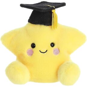 Aurora® Adorable Palm Pals™ Magna Graduation Star™ Stuffed Animal - Pocket-Sized Play - Collectable Fun - Yellow 5 Inches