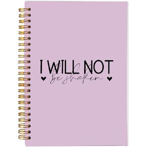 God is Still Writing Your Story Christian Notebook Journal - Christian Gifts for Women, Bible Journal Notebooks for Note Taking, Bible Journaling Notebook, Purple Spiral Notebook 5.5x8.3