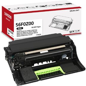 55B0ZA0 Imaging Unit Compatible 55B0ZA0 Black Drum Unit Replacement for Lexmark MS331 MS331dn MS431dn MX331adn MX431adn B3340dw B3442dw MB3442adw XM1342 M1342 MB3442i Printer (1-Pack)