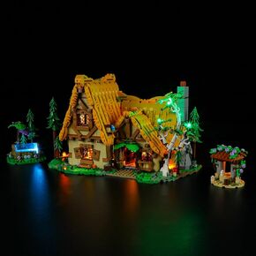 BRIKSMAX Led Lighting Kit for Lego-43242 Snow White and The Seven Dwarfs' Cottage - Compatible with Lego Disney Building Set- Not Include Lego Set