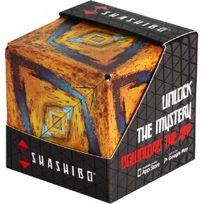 SHASHIBO Shape Shifting Box - Award-Winning, Patented Fidget Cube w/ 36 Rare Earth Magnets - Transforms Into Over 70 Shapes, Download Fun in Motion Toys Mobile App (Wild Series - Arctic)