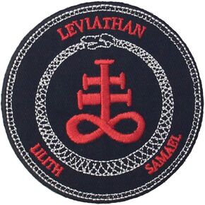 Satanic Magick Patch Embroidered Appique Iron On Sew On Emblem