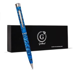 Garland Metal Twist Pen – Made in USA - Decorated Series, Gift for Client, Graduate, Professional Look, Gift Box, Refillable with Universal #1 Refill (Paisley-Chrome) in Kuwait