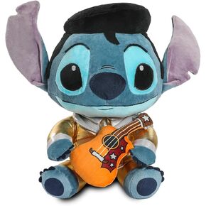 Collectible Disney: Lilo and Stitch Gold Suit Elvis Stitch HugMe Vibrating Plush Figure