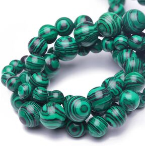 8mm Natural Stone Beads for Jewelry Making,Green Malachite Polished Smooth Round Gemstone Beads for Bracelet Necklace 15 Inch in Saudi Arabia