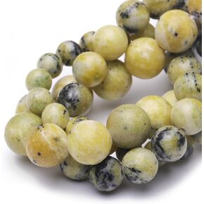 8mm Natural Stone Beads for Jewelry Making,Green Malachite Polished Smooth Round Gemstone Beads for Bracelet Necklace 15 Inch