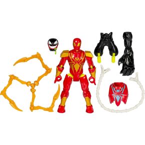 Spider-Man MixMashers Marvel Iron Spider Custom Mix-and-Match Deluxe Action Figure & Accessories, 5-Inch-Scale (12 cm) Super Hero Toys, Ages 4+