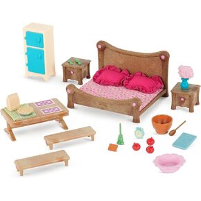 Li’l Woodzeez – Toy Patio – Doll Furniture – Playhouse Accessories – Playset for Kids – 3 Years + – Outdoor Patio Set