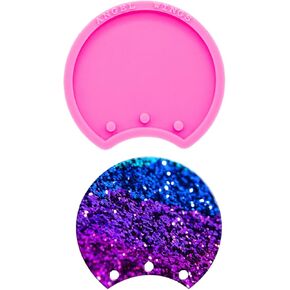 2Pcs Epoxy Resin Molds, Ear Shape Decorative Silicone Molds for Resin Shiny Glossy Epoxy Resin Casting Molds Resin Crafts Mold for DIY Jewelry Making Supplies Resin Molds Silicone Polymer Clay Mould