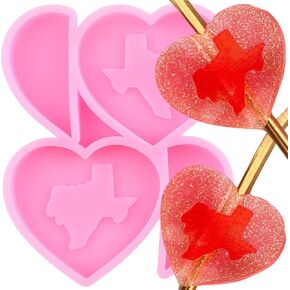 Texas Map Straw Topper Resin Mold Map Straw Topper Silicone Molds for DIY Decoration Art Craft Handmade Gift