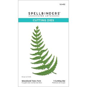 Spellbinders Woodland Tales Fern Etched Dies, Metal